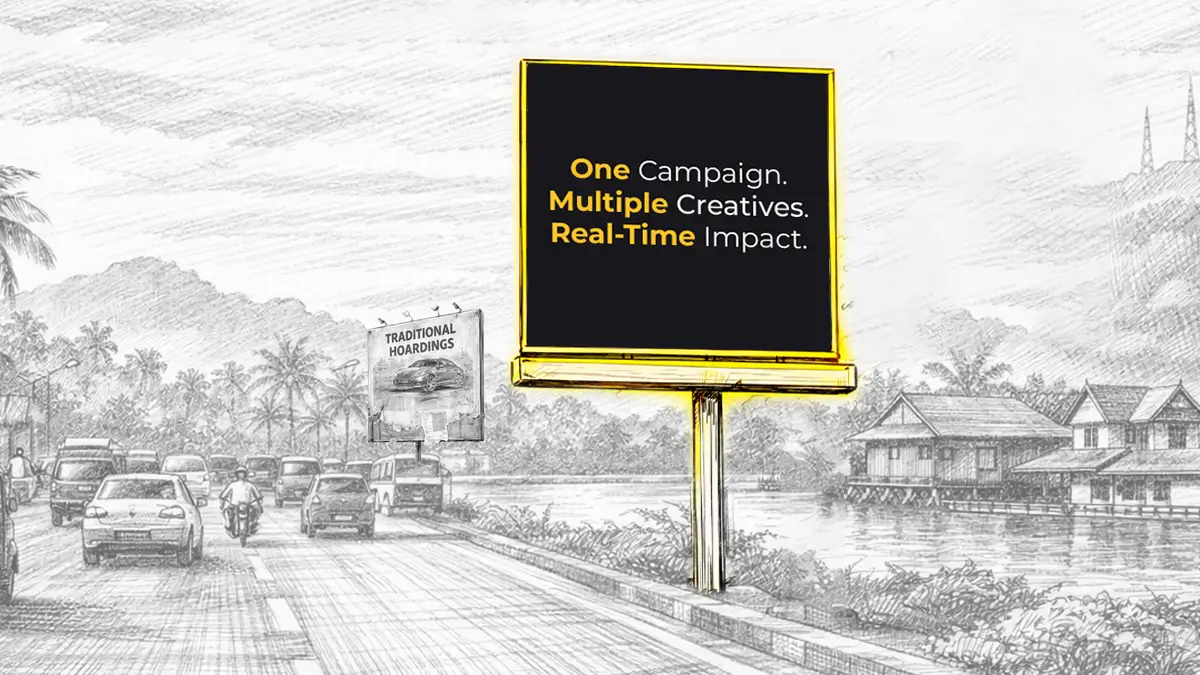 Digital billboard vs traditional hoarding — what the data shows — LDX Media